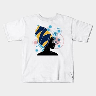 lack Beauty - Long Turban Kids T-Shirt